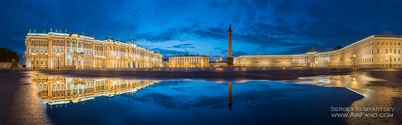 Saint Petersburg at night, Russia