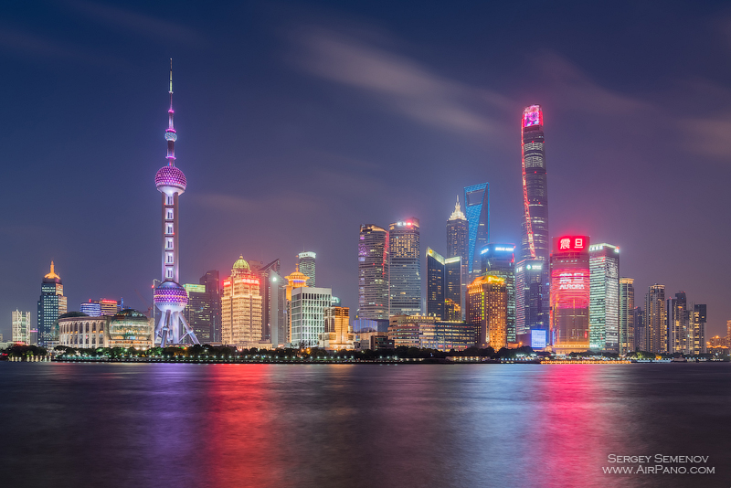 Shanghai, China. The most populous city in the world