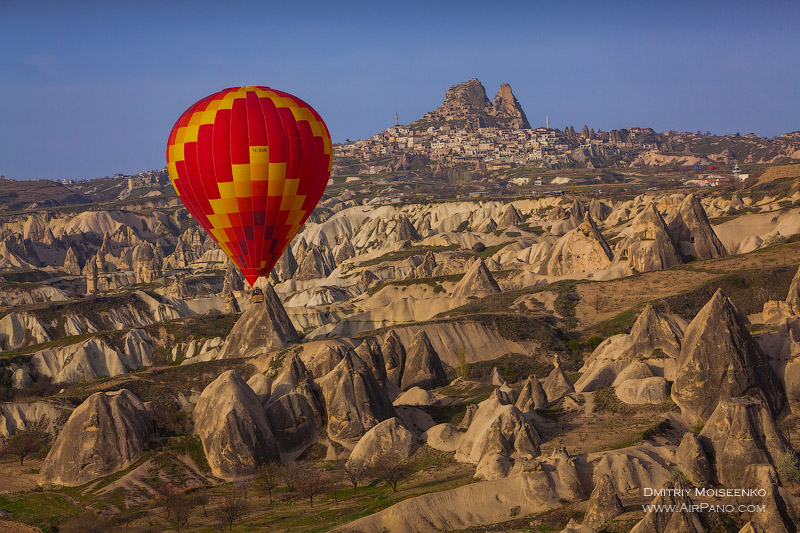 Balloon above Cappadocia