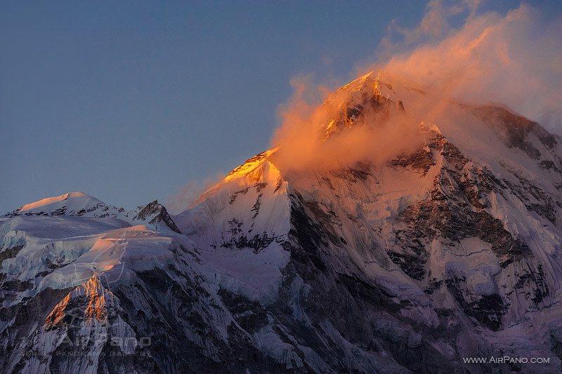 Everest at sunset