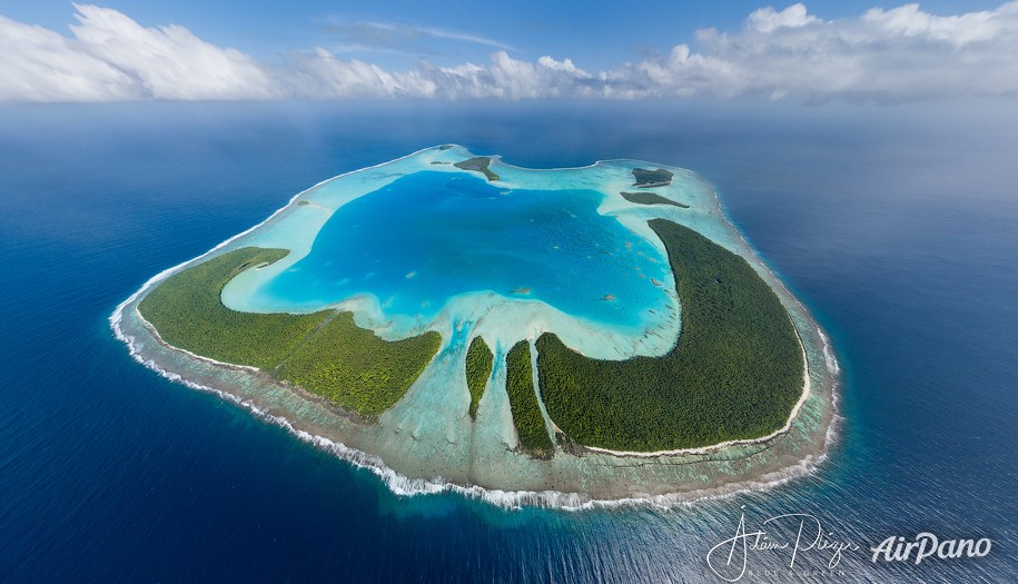 Marlon Brando's Tetiaroa atoll. French Polynesia