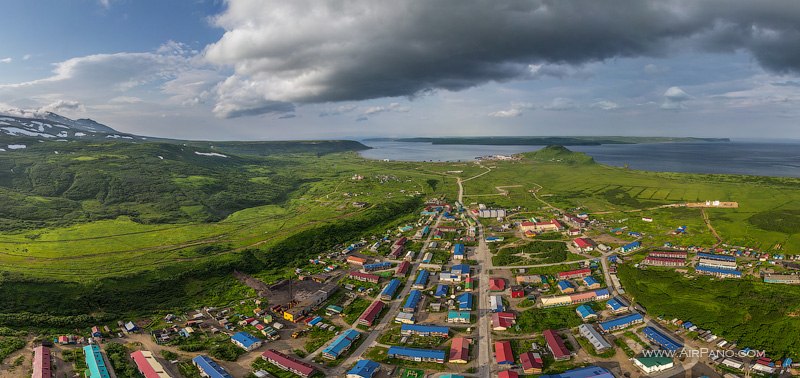 Above Severo-Kurilsk