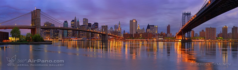 Brookline bridge and Manhattan bridge