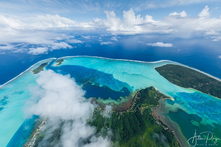 Above the Maupiti Island