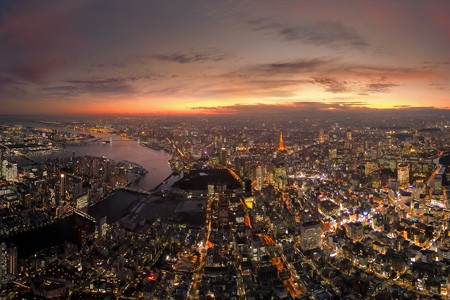 日本 東京的夜晚