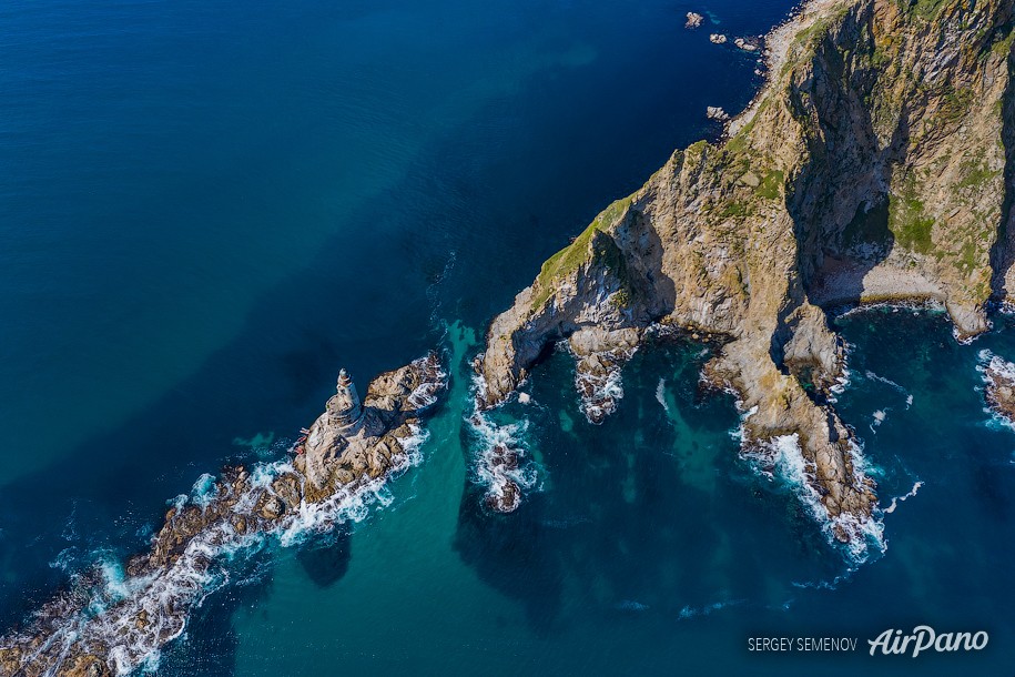 Aniva Lighthouse. Sakhalin Island, Russia