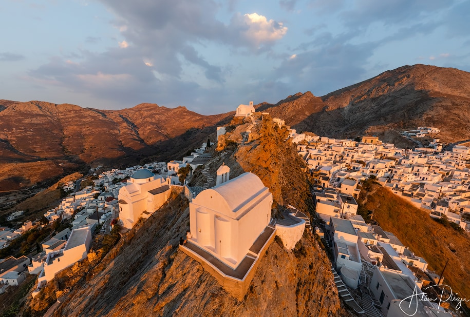 Chora at sunset