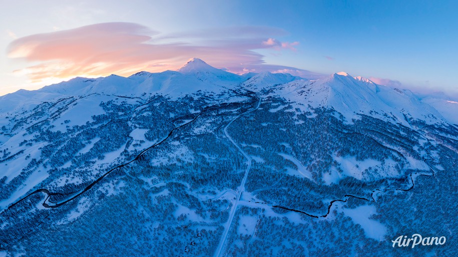 Snow Valley, Kamchatka, Russia