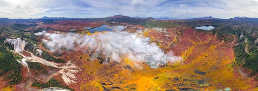 俄羅斯 堪察加半島 烏宗火山口