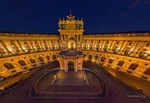 Hofburg Palace at night