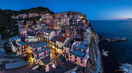 Manarola at night