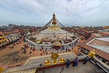 View from the rooftop of Buddha Ghyanghuti Gompa