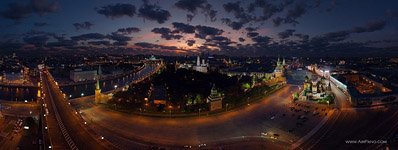 Moscow Kremlin at night