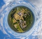 Above the Chateau de Chambord. Planet