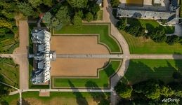 Above the Chateau de Cheverny