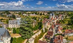 Above the Chateau de Montrésor