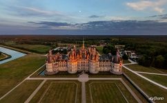 Chateau de Chambord at sunset