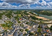 Above the Chateau de Langeais