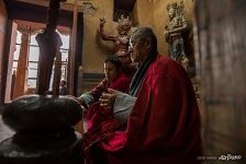 In the Thangbi Lhakhang