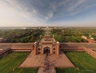 The Great gate (Darwaza-i rauza). Taj Mahal