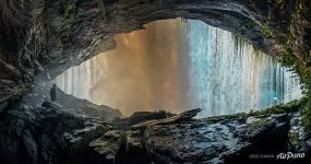 Inside the Hacha Waterfall