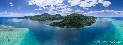 Panorama of the Huahine-Nui