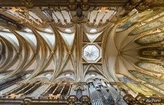 Inside the basilica