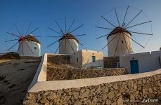 Mykonos windmills