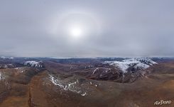 Ulandryk, Saylyugemsky National Park, the state border of Russia and Mongolia