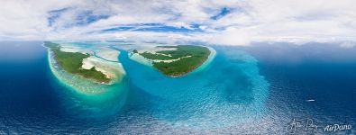 Polymnie, Grande Passe, ?le Picard, Aldabra atoll. Panorama