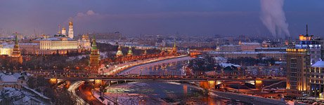 Moscow Kremlin at night