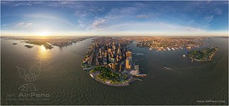 USA, New-York, Manhattan. ?Financial District? - panorama