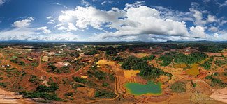 Venezuela, surroundings Angel Falls, Gold-field