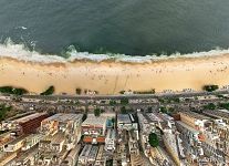 Over beach Copacabana