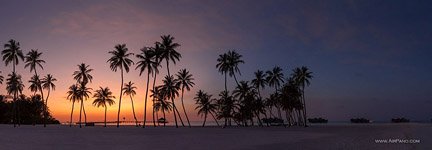 Maldives Islands at night #3