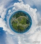 Above Li River near Xingping Town. Planet