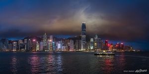 Hong Kong at night