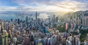 City view from Victoria Peak