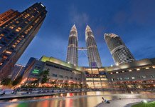 Petronas Towers at night